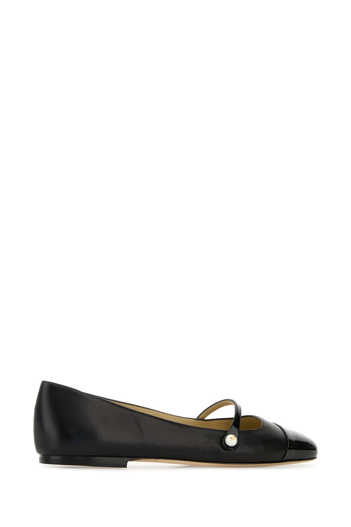 Black nappa leather ballerinas - 3