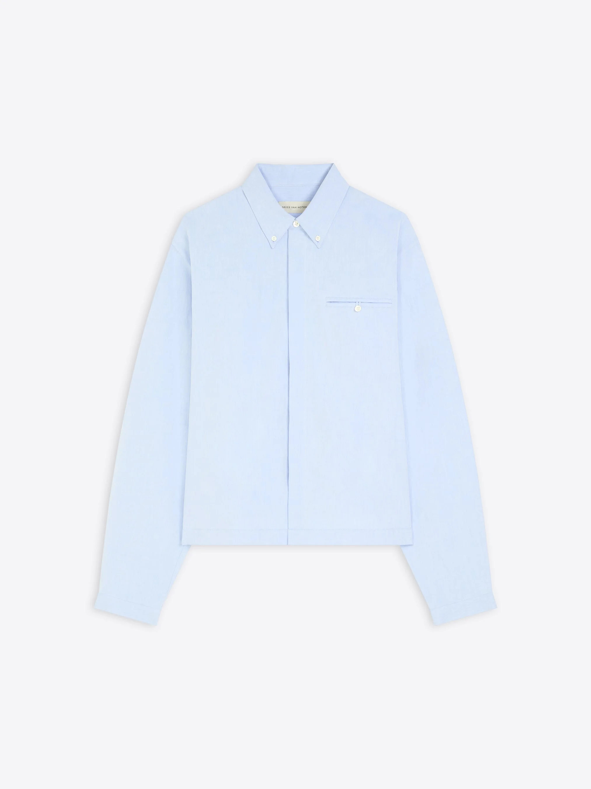 CROPPED COTTON SHIRT - 1