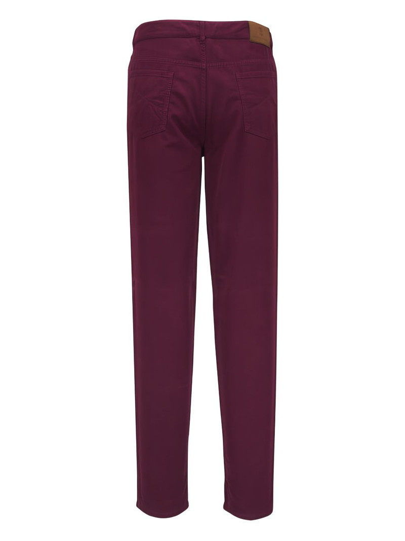 Brunello Cucinelli Amaranth corduroy trousers outlook