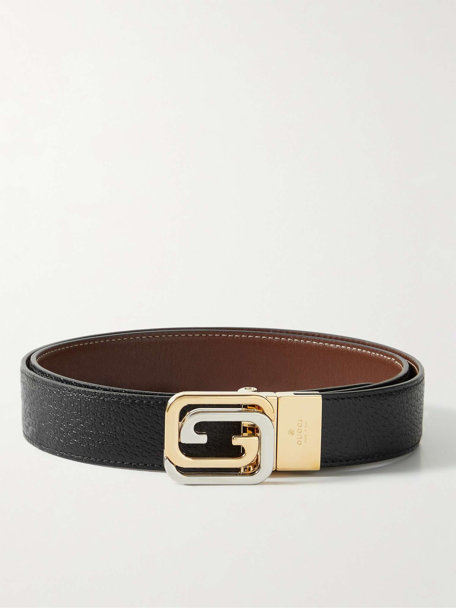 3cm Reversible Leather Belt - 1