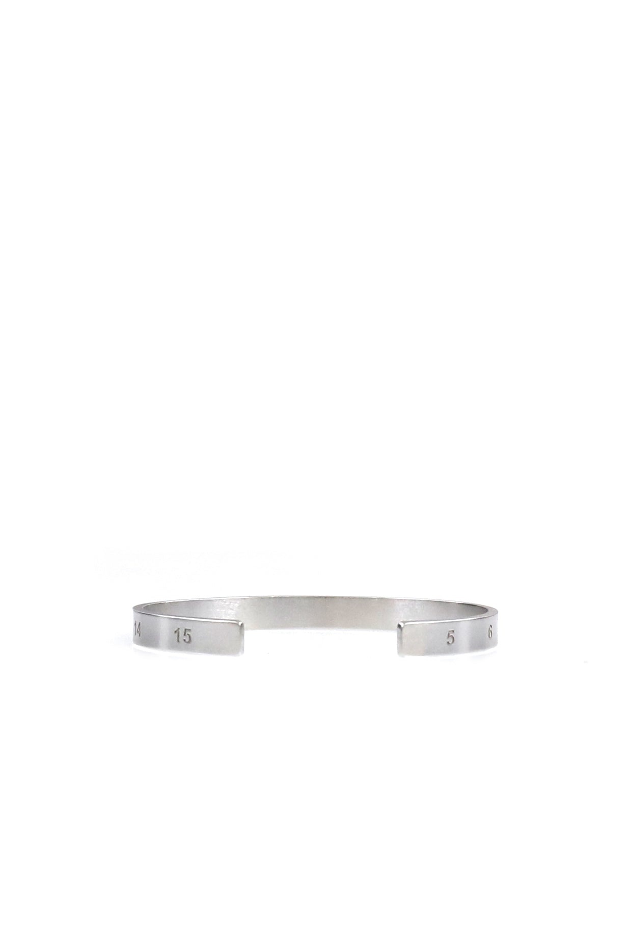 【Maison Margiela】 NUMBER REFERENCE CUFF 6,5mm Maison Margiela NUMBER REFERENCE CUFF 6,5mm / SIL