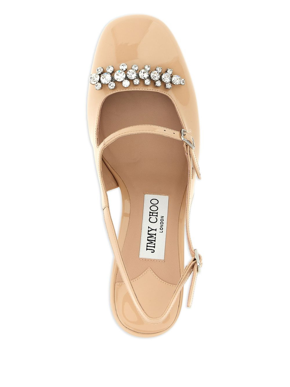 70mm Belinda crystal-embellished slingback pumps - 4