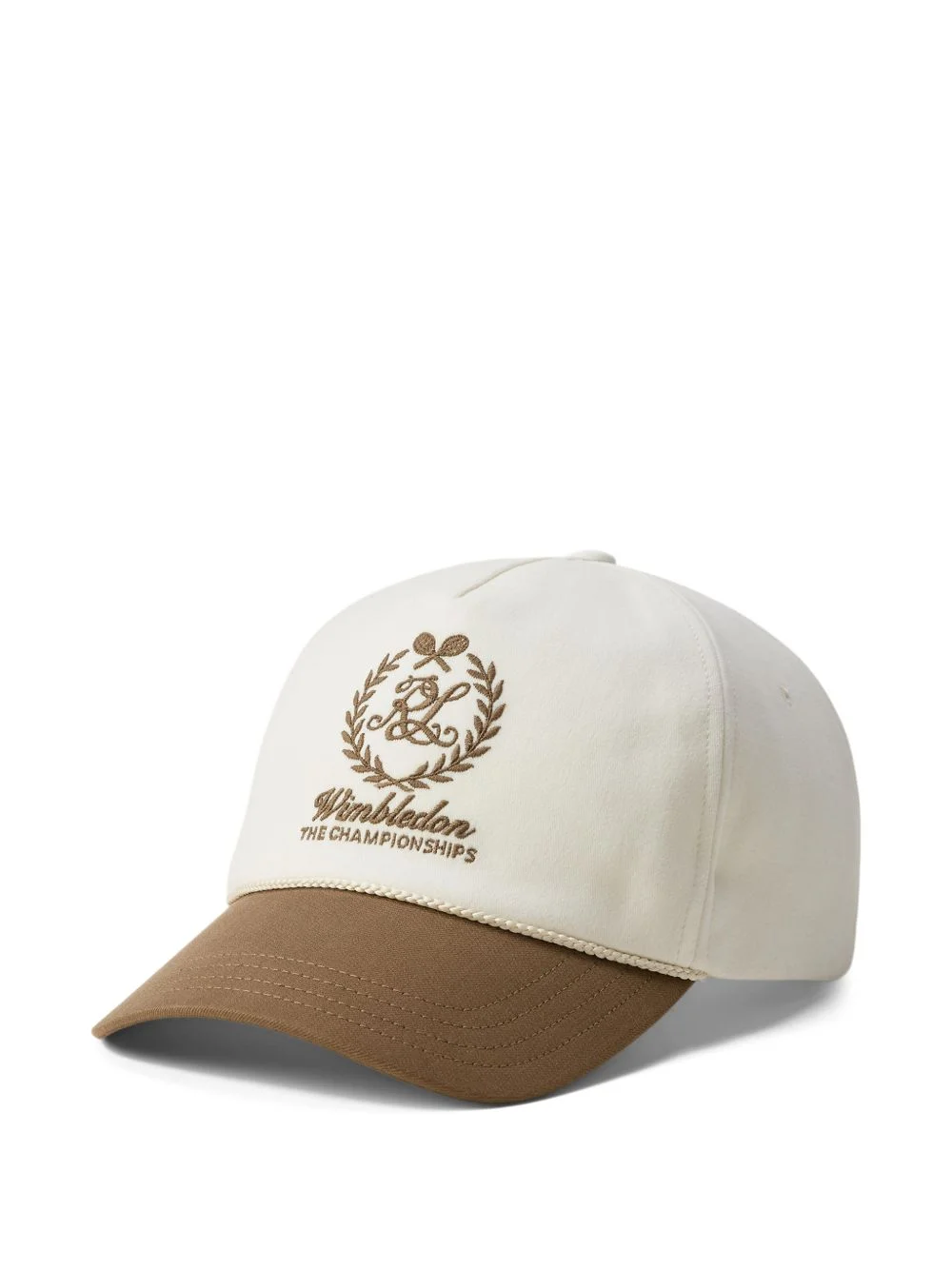 embroidered cap - 1