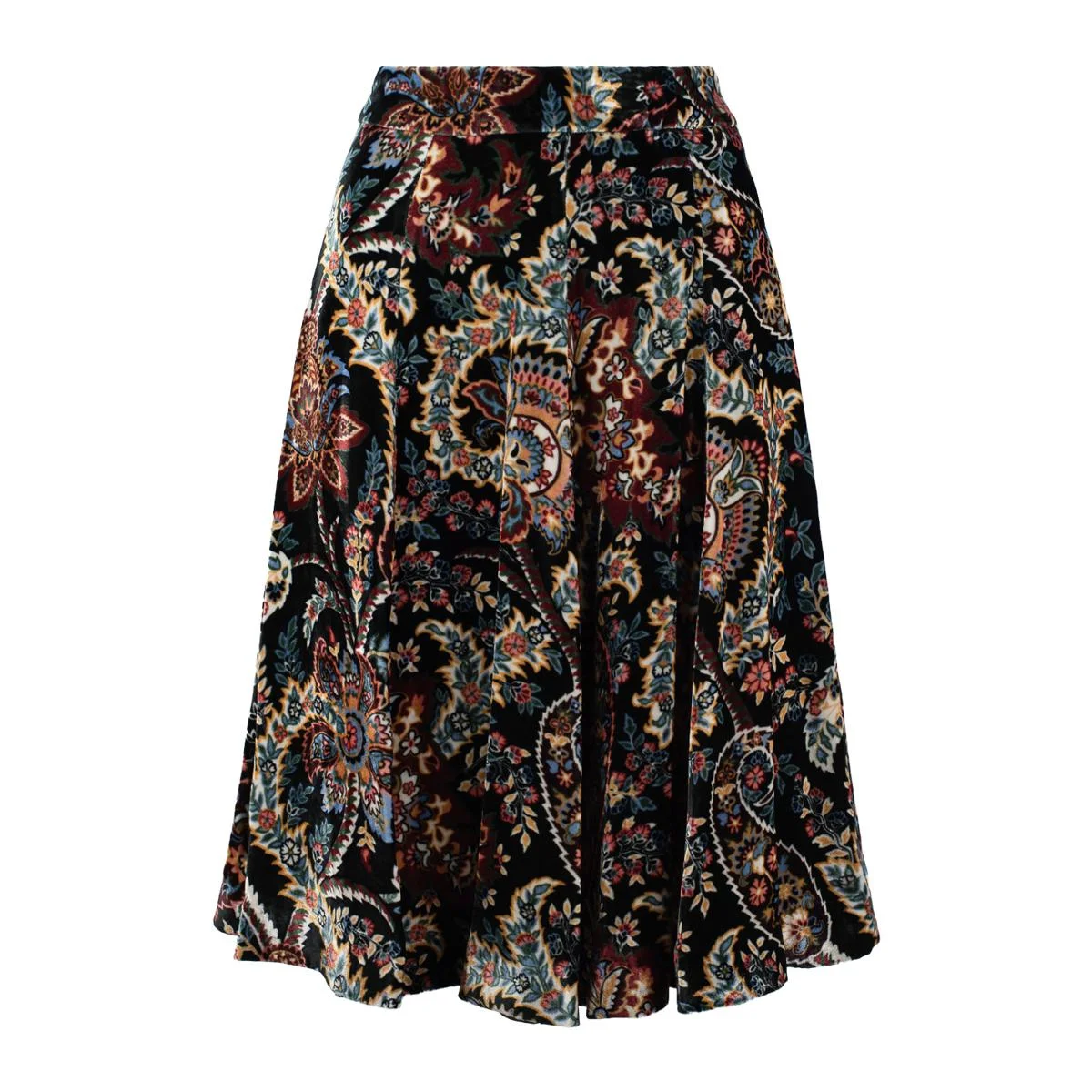 Etro Printed Velvet Skirt - 1