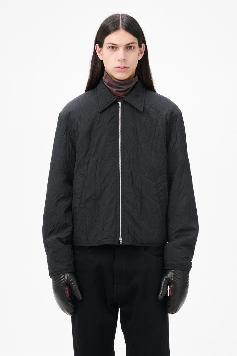 Slight Jacket Shining Black Crinkle Solaro 3