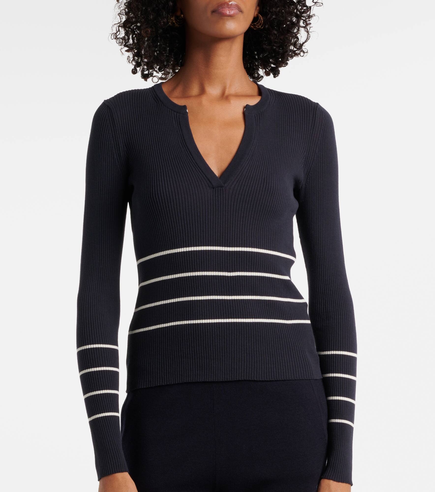 Sibari cotton and silk sweater - 6