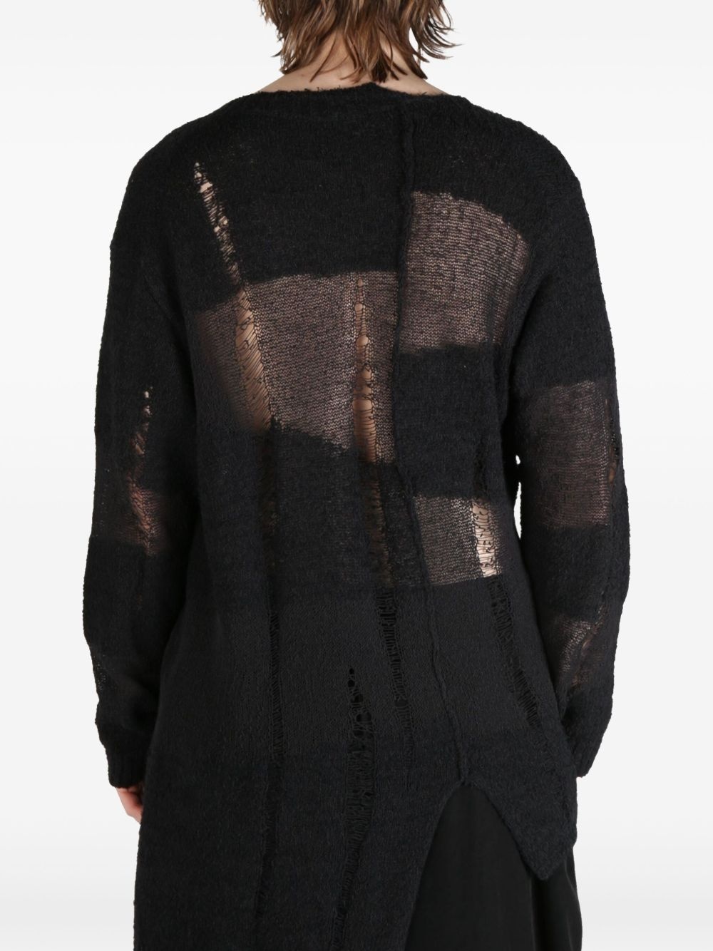 panelled cardigan - 5