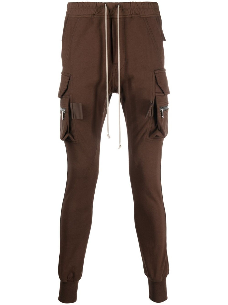 tapered-leg cotton trousers 1
