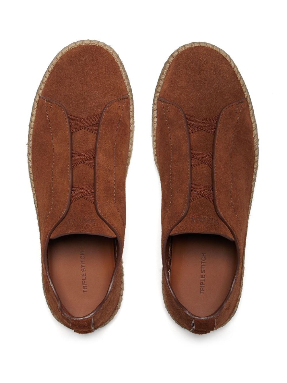 Triple Stitch suede espadrilles - 3