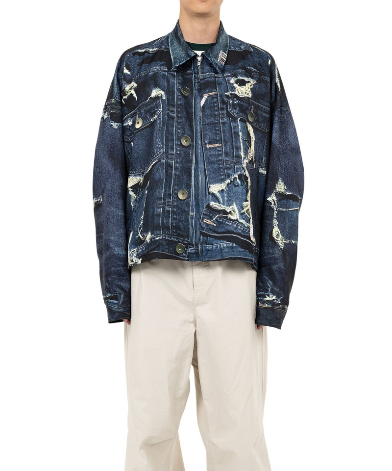 "T.A.T.A x MMY" Trompe-l'oeil Archive Printed Jacket 10