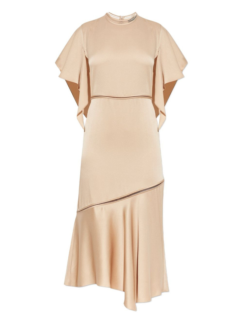 layered asymmetrical-hem dress 1