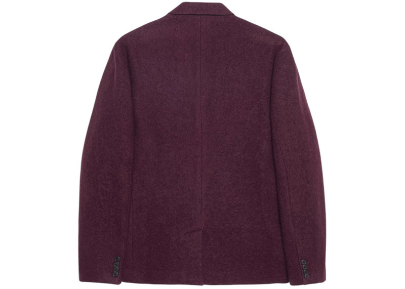 Stüssy Stussy Textured Wool Blazer Wine outlook