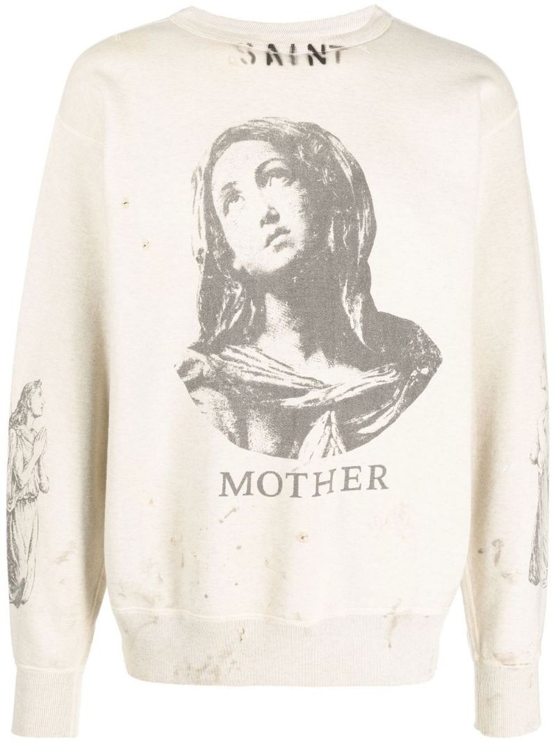 graphic-print sweatshirt - 1