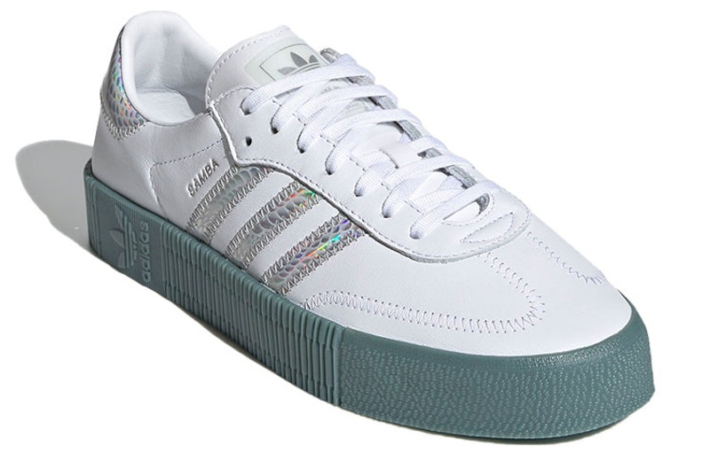 (WMNS) adidas originals Sambarose 'White Blue' FX6274 3