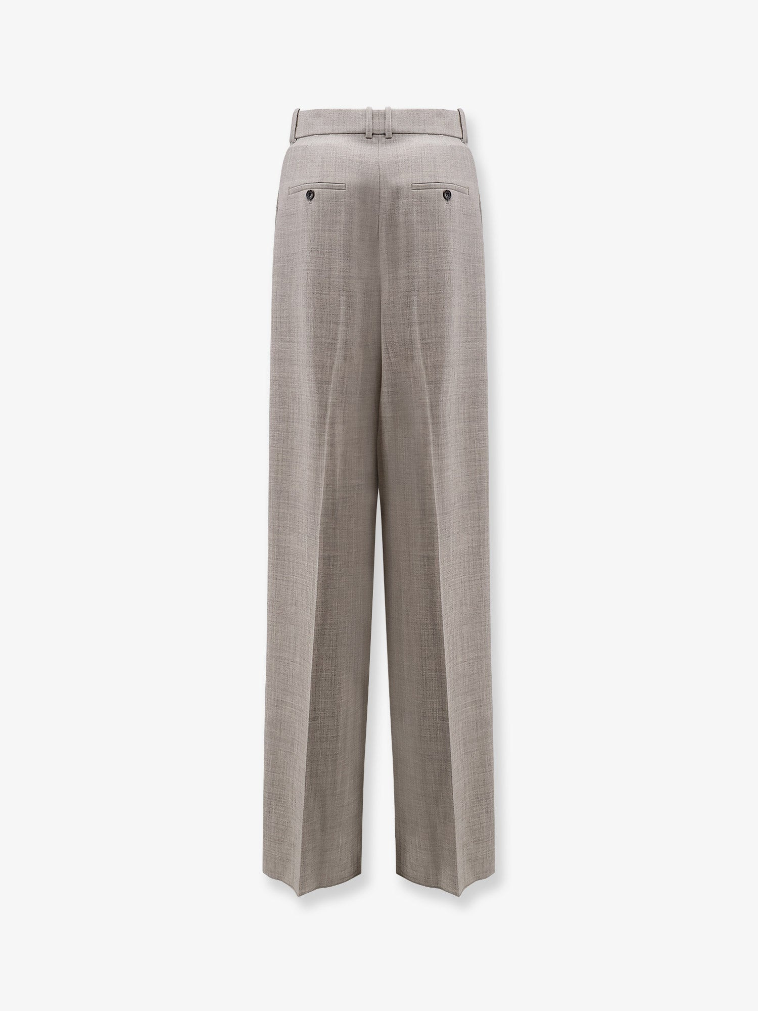 Saint Laurent Certified Wool Trousers With Wide Leg - 5