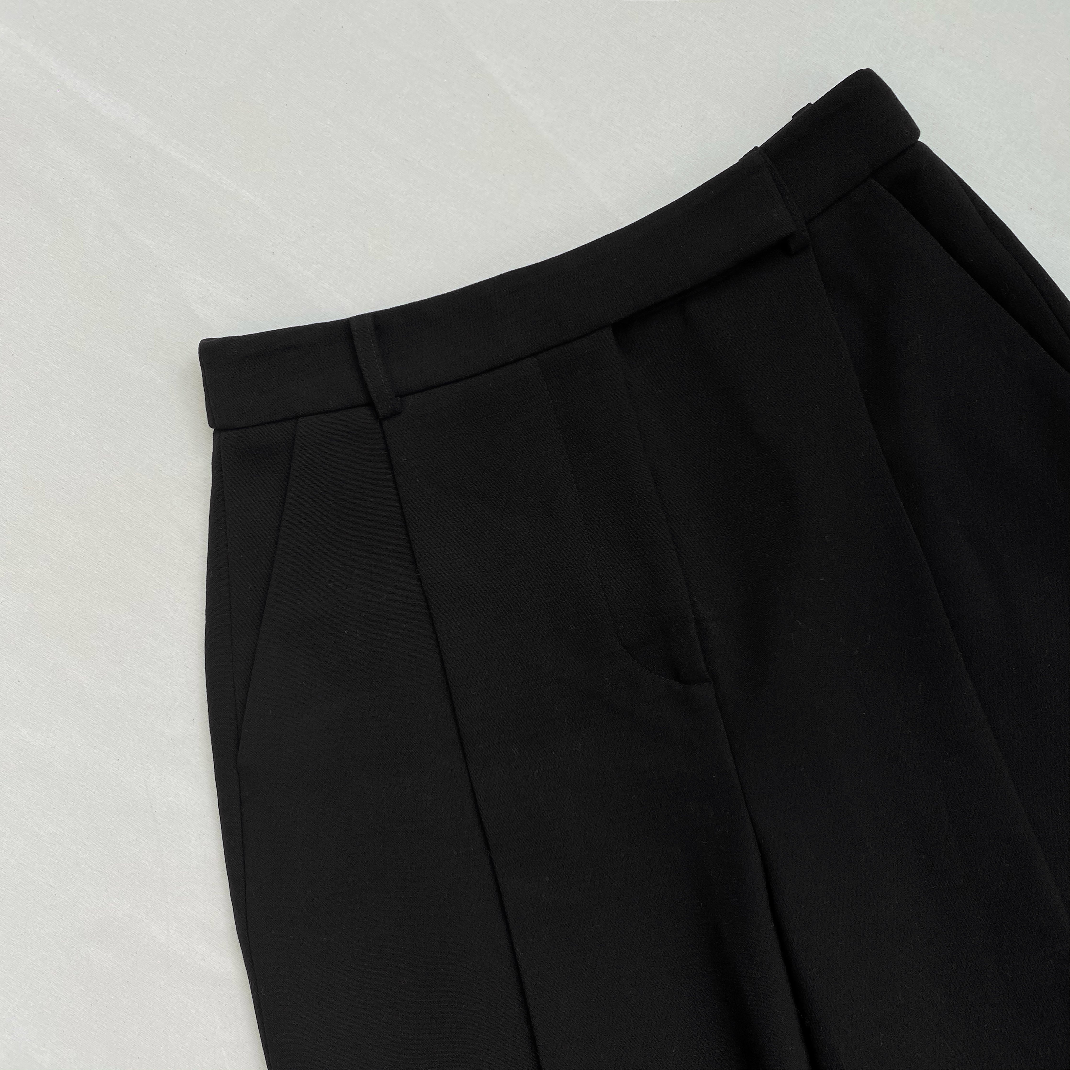 Black Crepe Trousers - 4