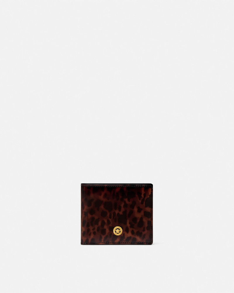 Medusa Biggie Patent Bifold Wallet 1
