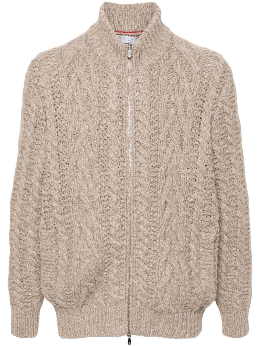 chunky-knit cardigan - 1