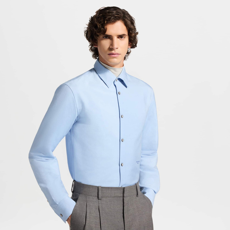 Long-Sleeved Oxford Shirt 2