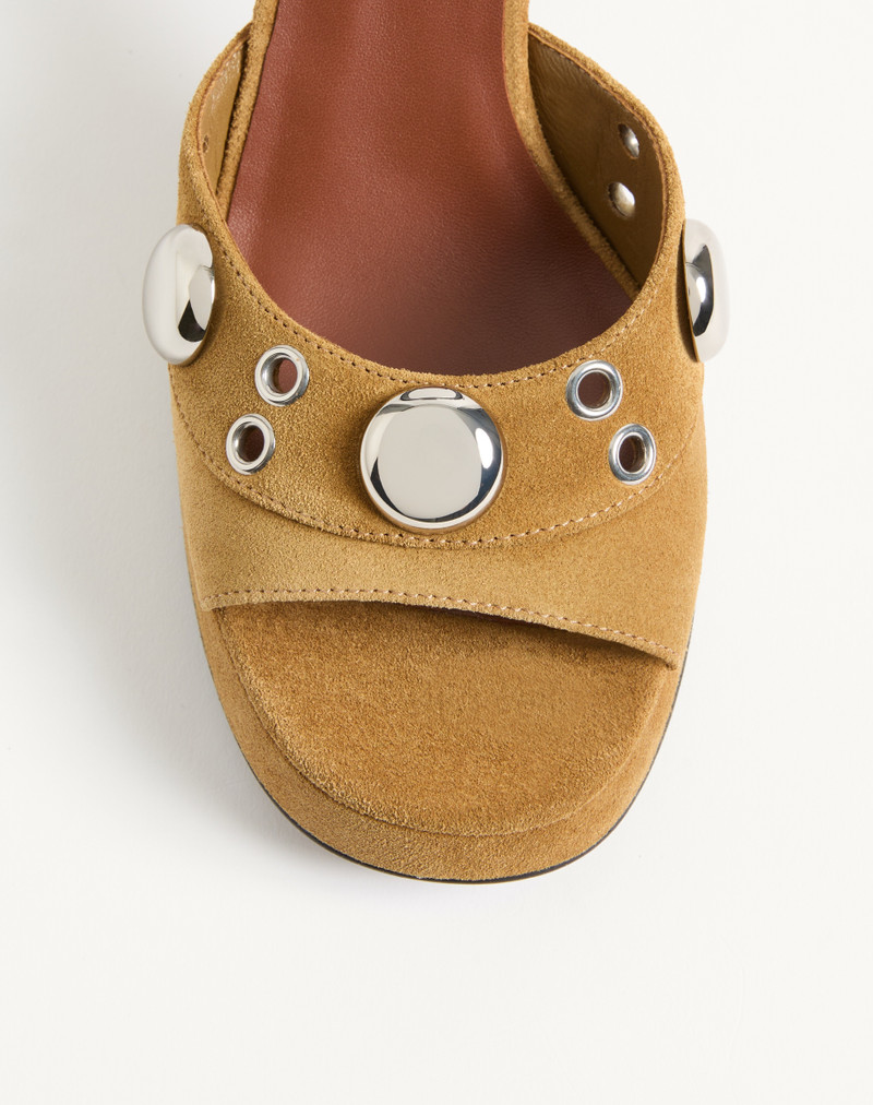 Valentino NELLCÔTE PLATFORM SANDAL IN SPLIT LEATHER 90MM outlook