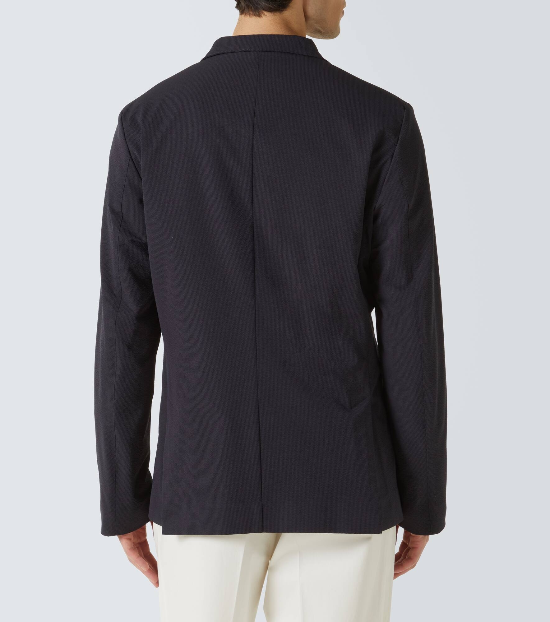 Seersucker blazer - 4