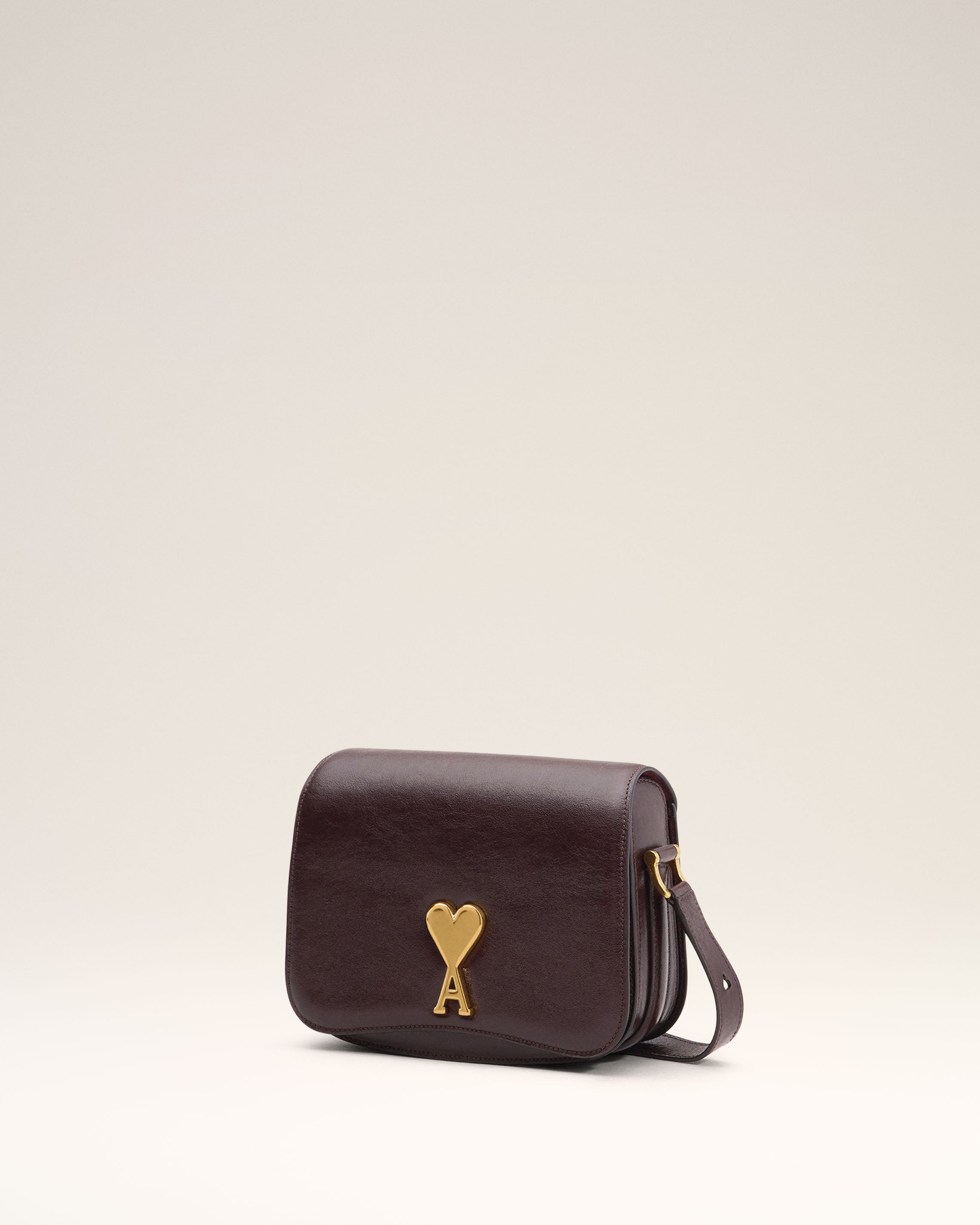BURGUNDY LEATHER PARIS PARIS BAG - 3