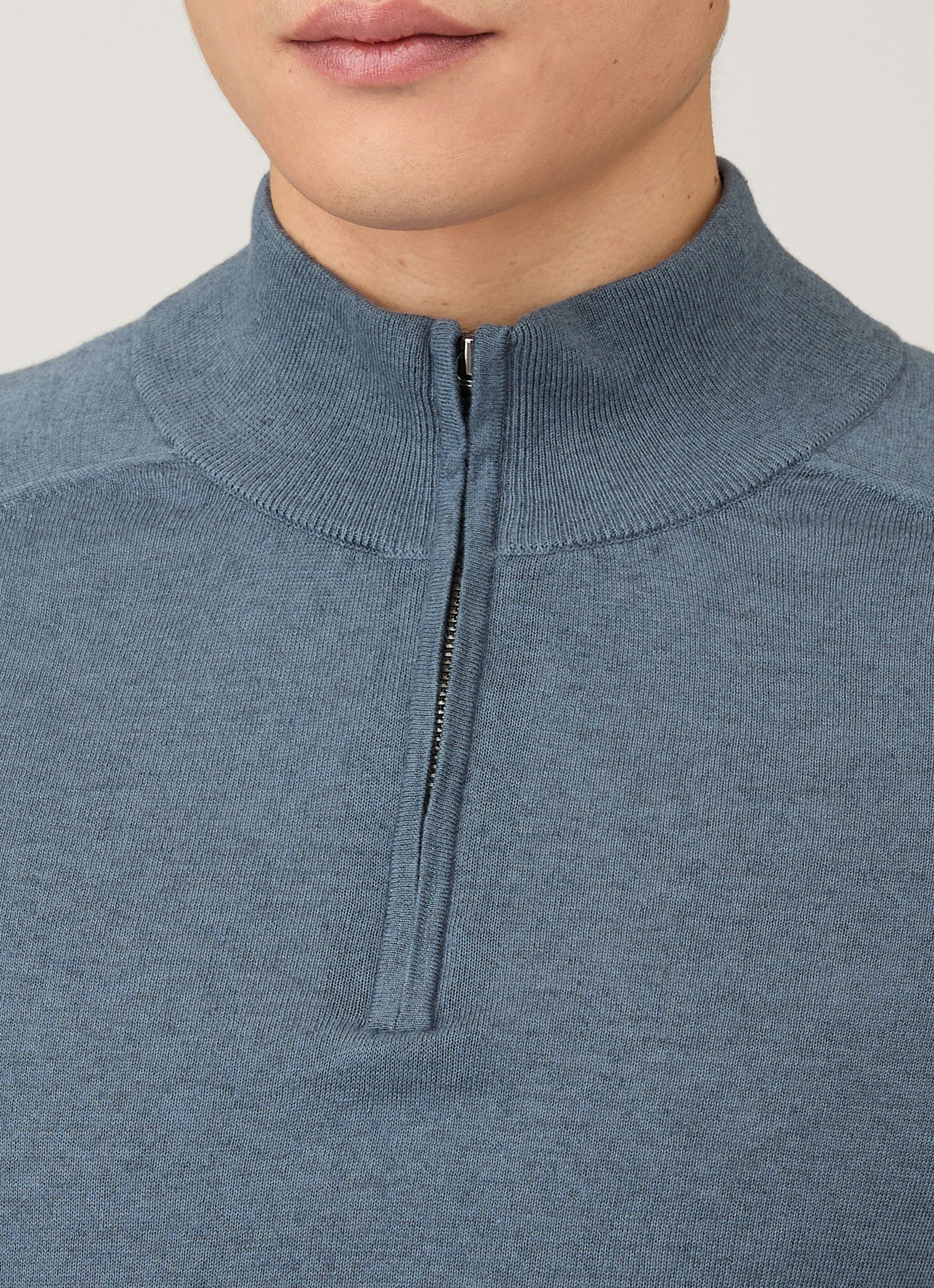 Sea Island Cashmere Half Zip - 6