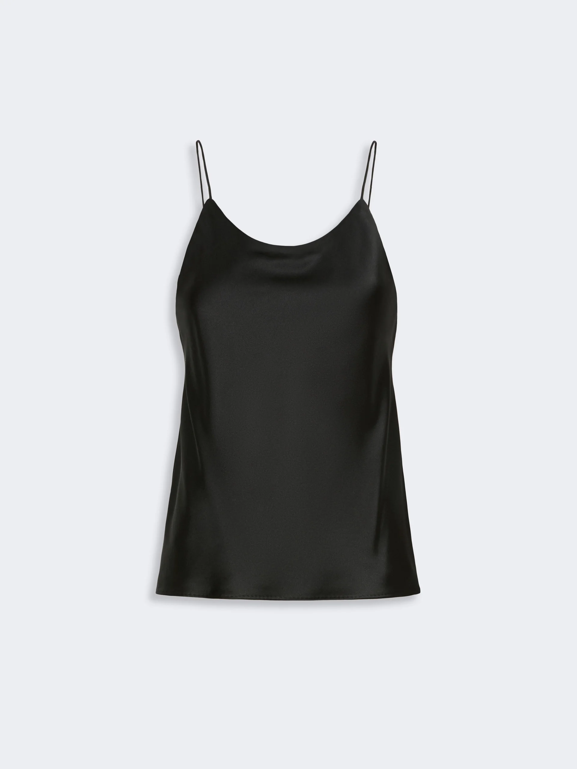 ACETI Silk satin top - BLACK - 1