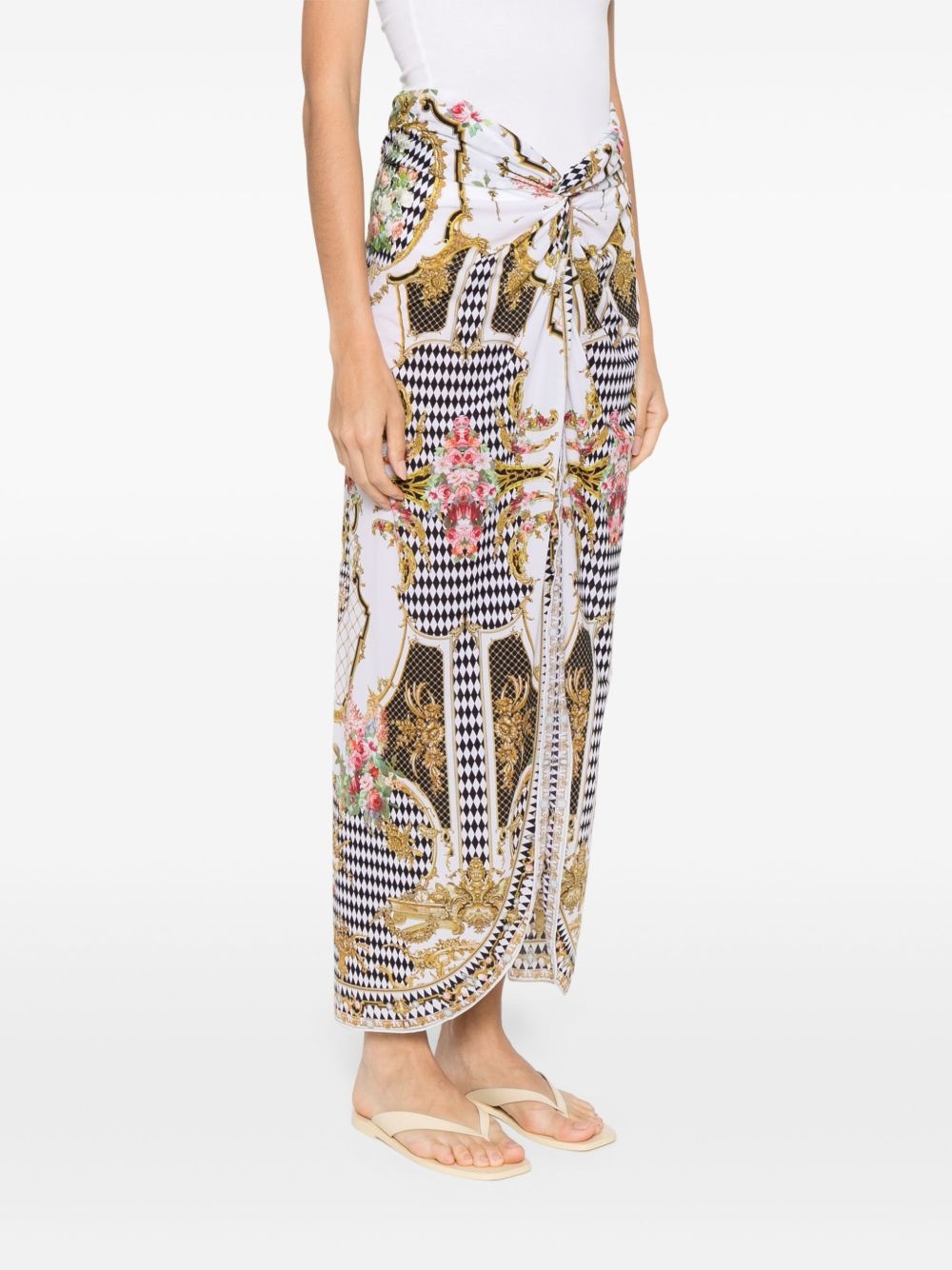 Rococo midi skirt - 3
