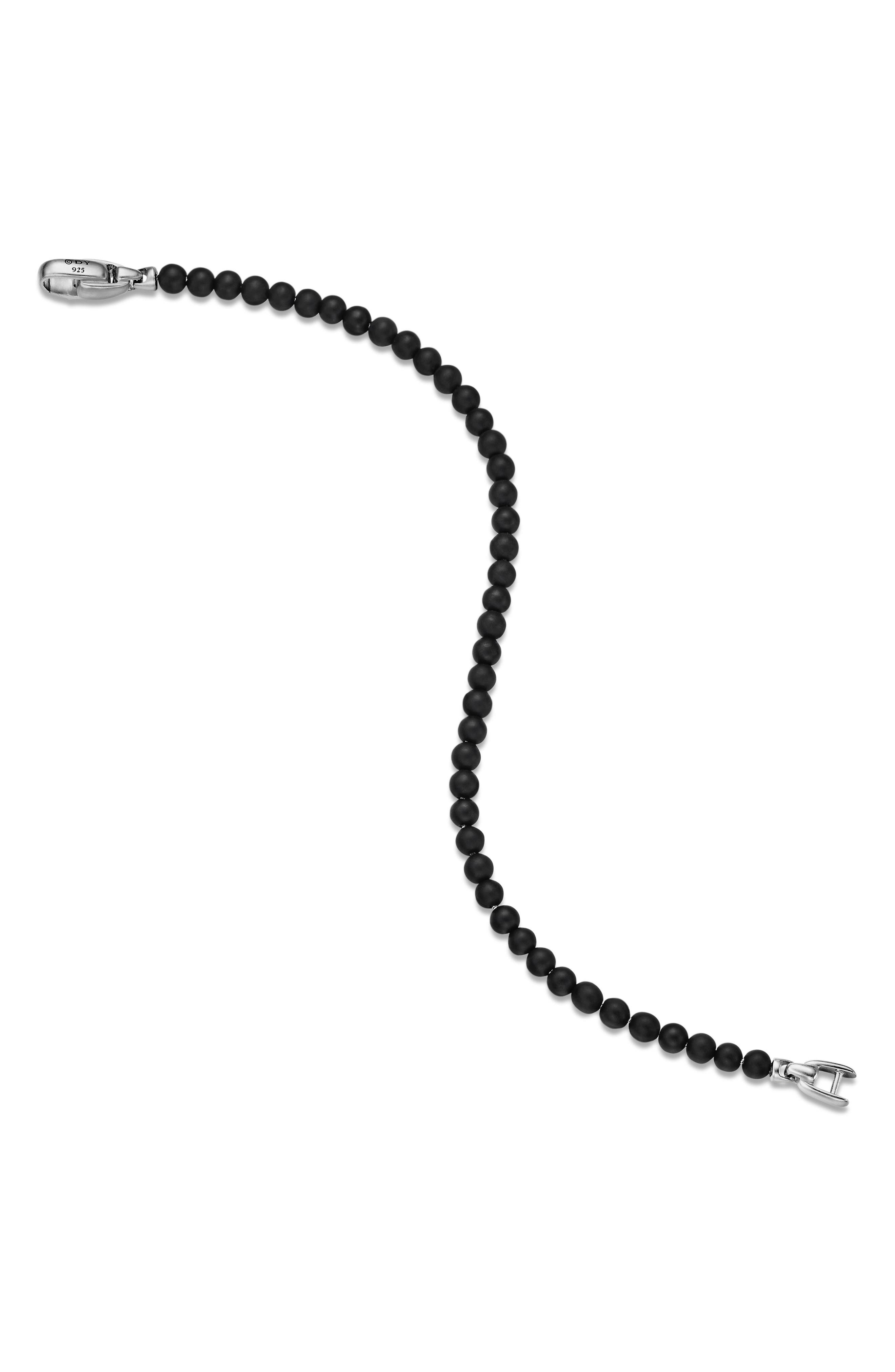 David Yurman Men's Spiritual Beads Bracelet in Black Onyx at Nordstrom - 5