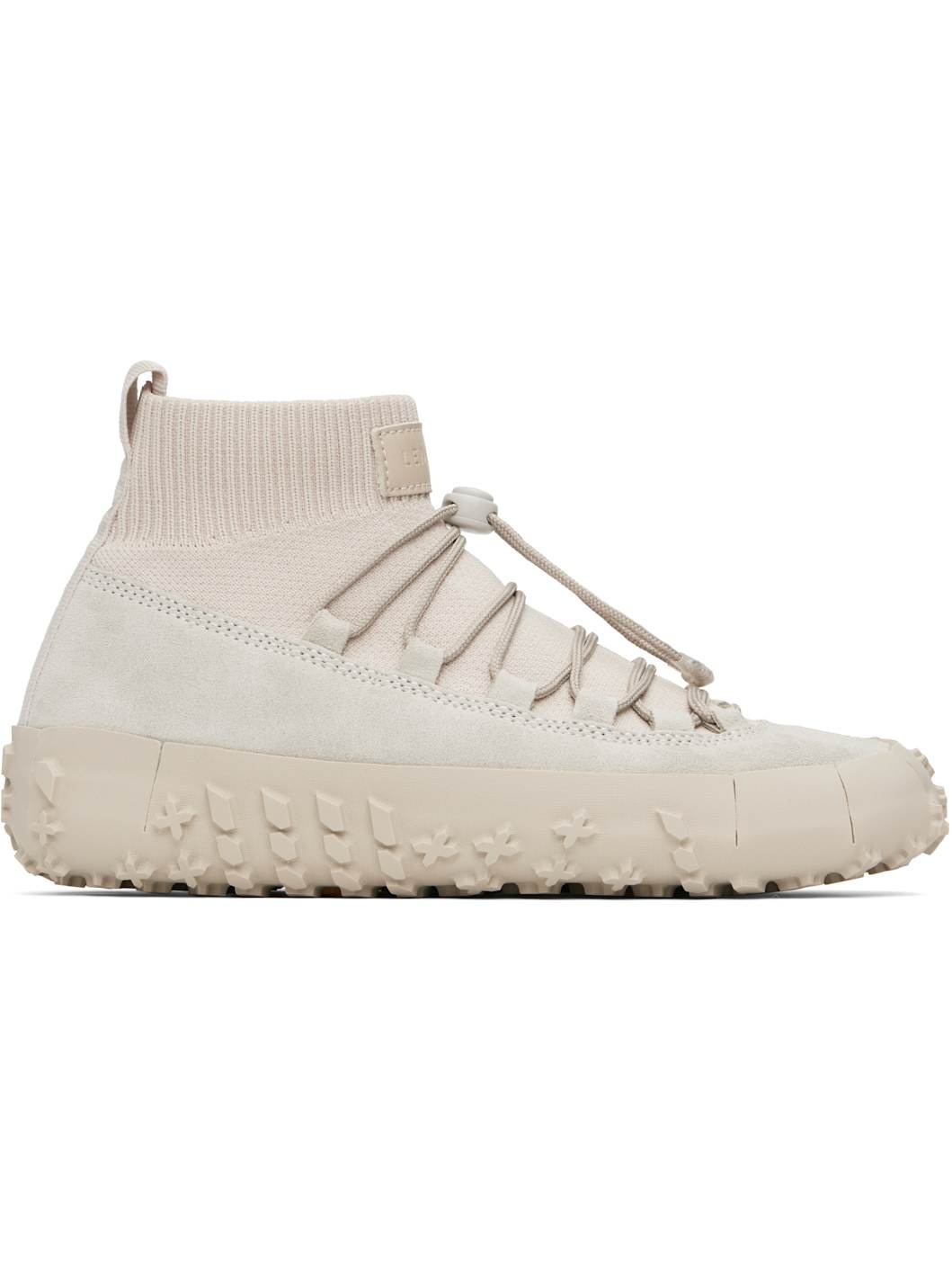 Gray Vibram Wrap On Sneakers - 1