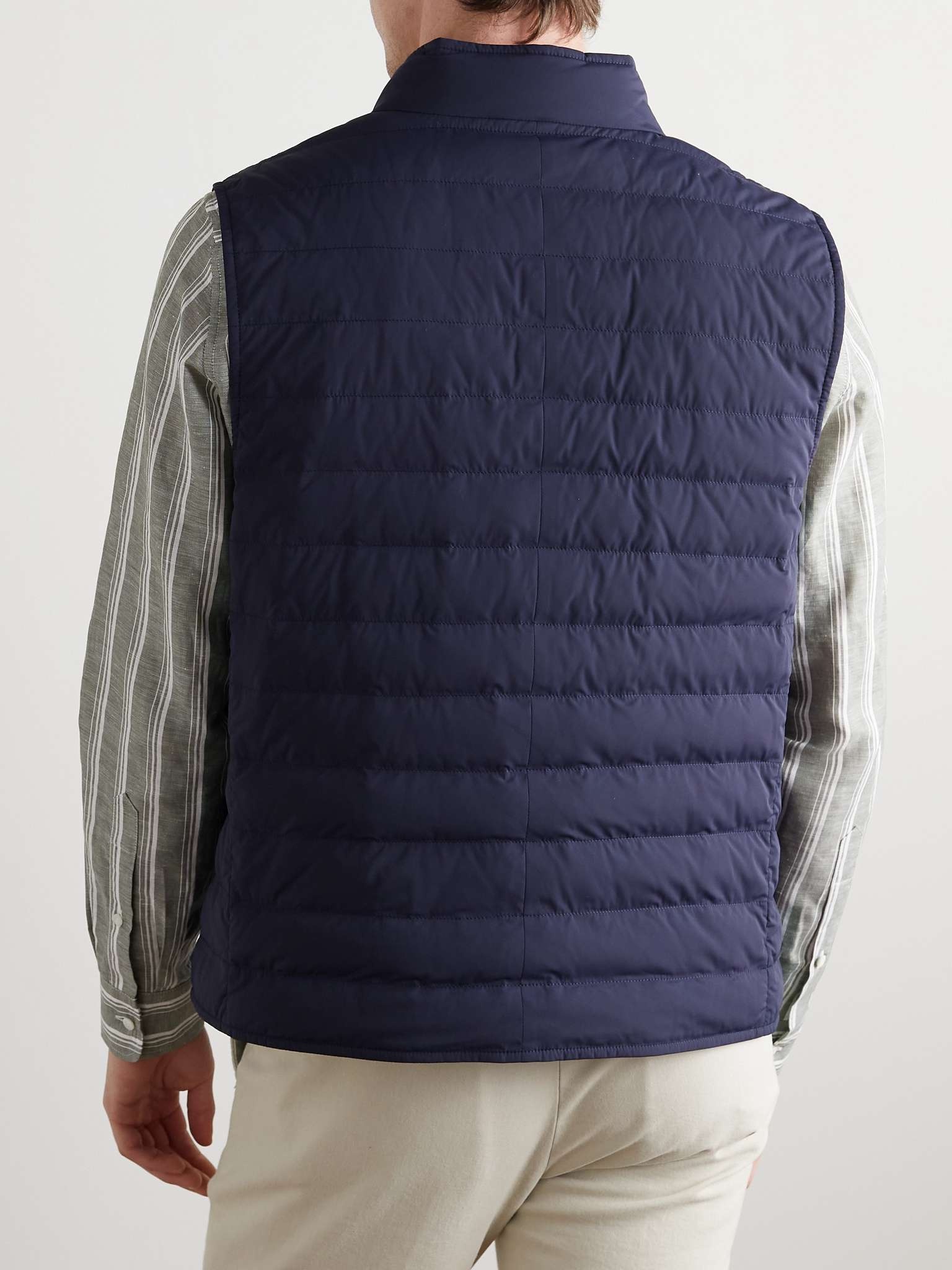 Slim-Fit Quilted Nylon Down Gilet - 4