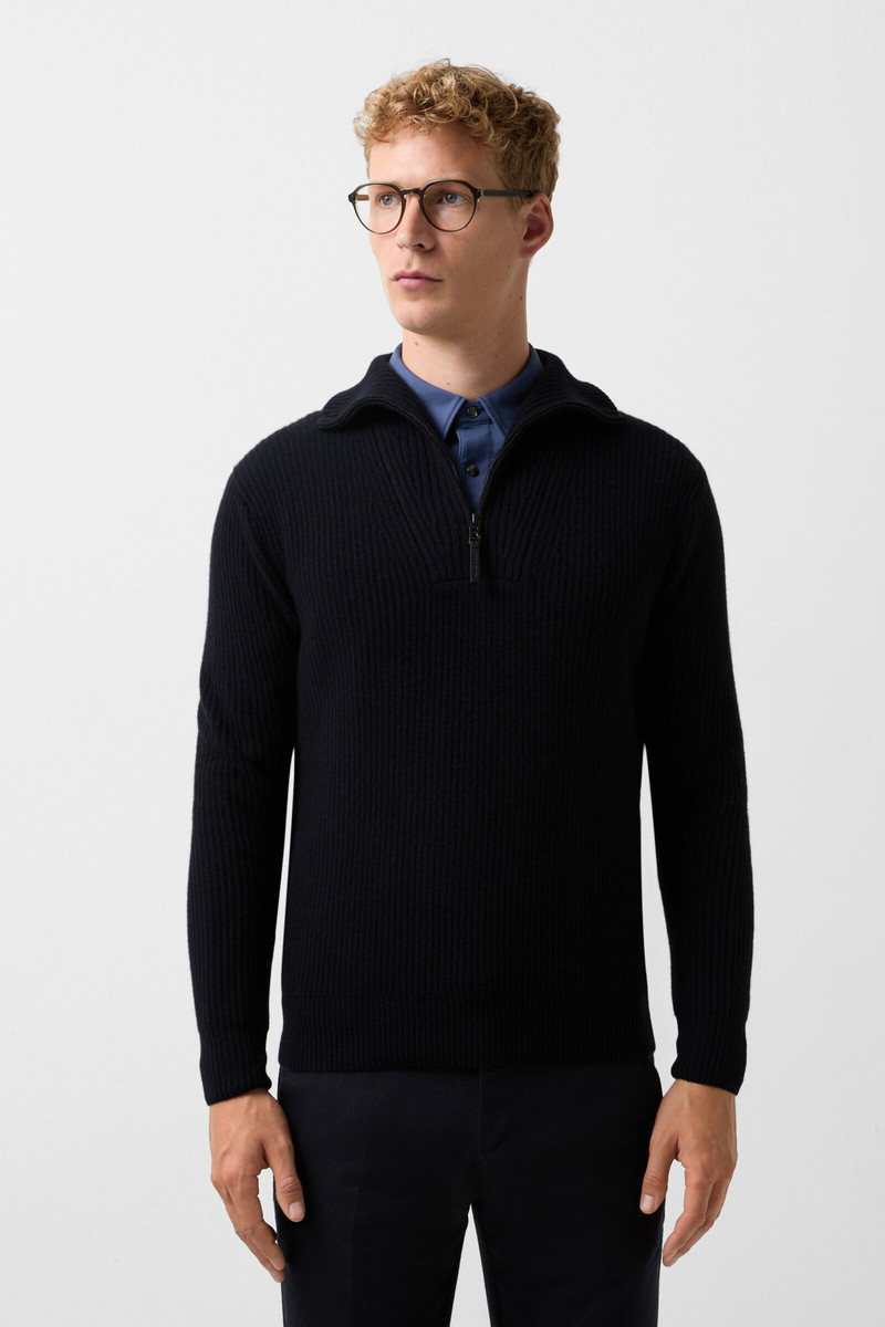 Balvin cashmere troyer in Navy blue 2