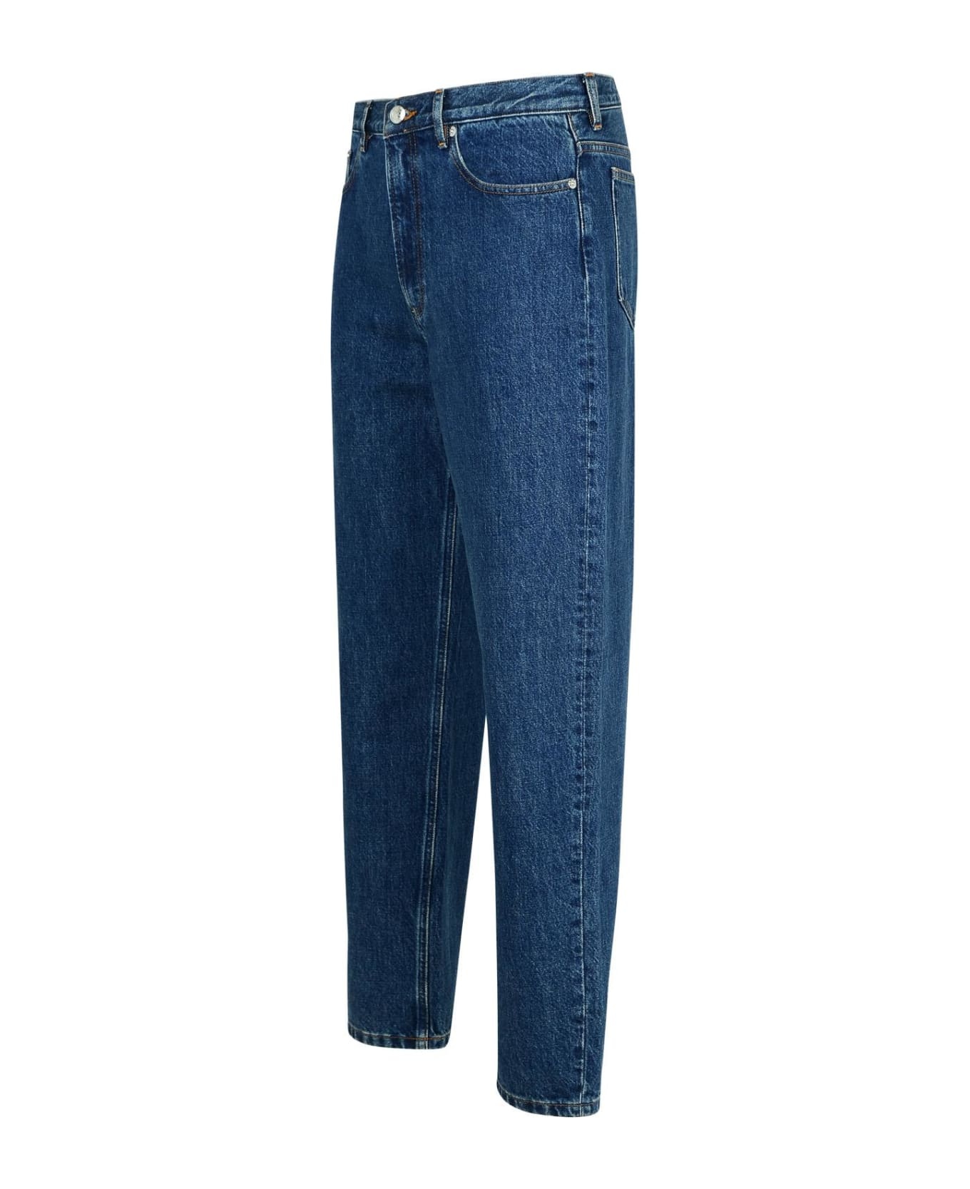 'martin' Blue Cotton Jeans - 2