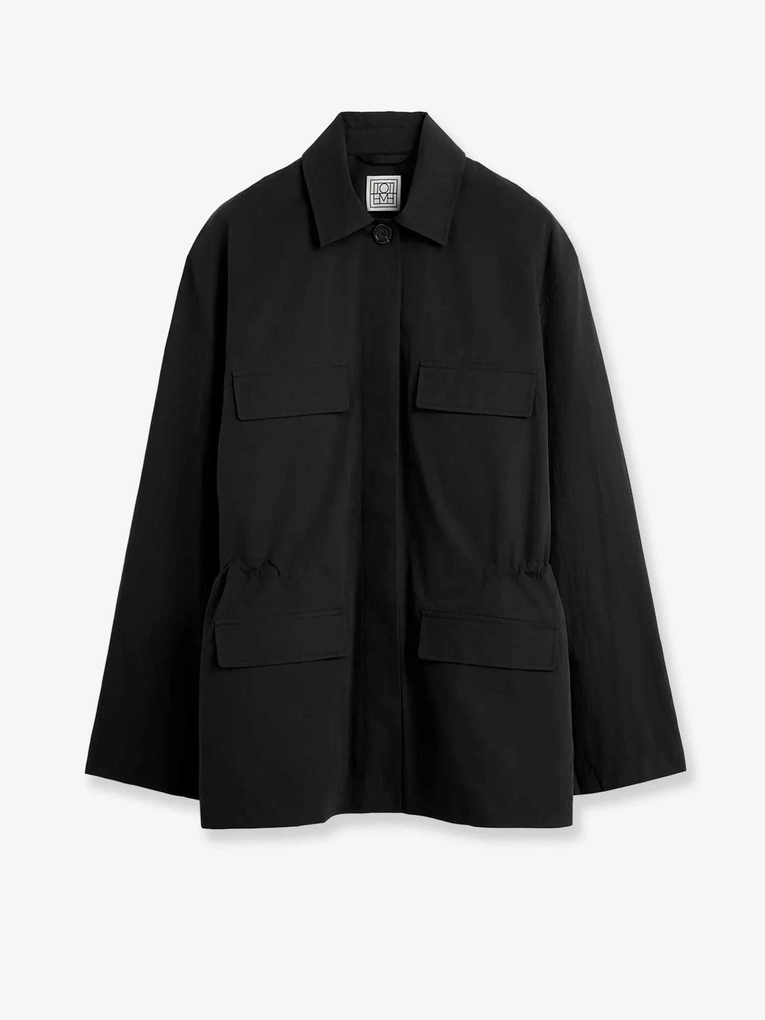 Toteme Cotton Utility Jacket Black Women - 1