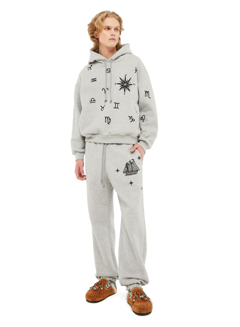 Alanui Horoscope Fleece Hoodie outlook