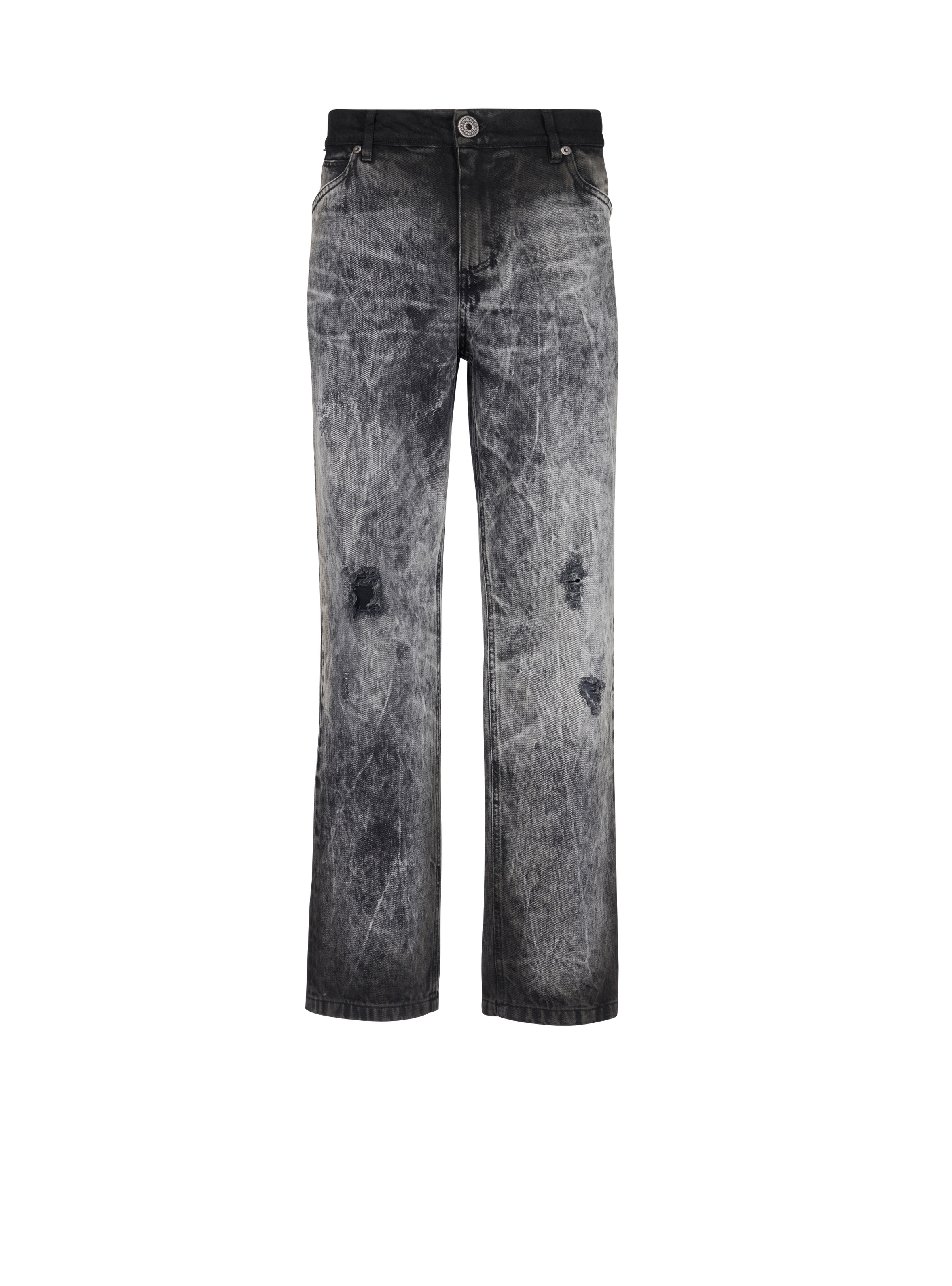 Stonewash denim jeans - 1