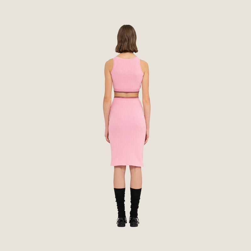 Miu Miu Sleeveless viscose top outlook