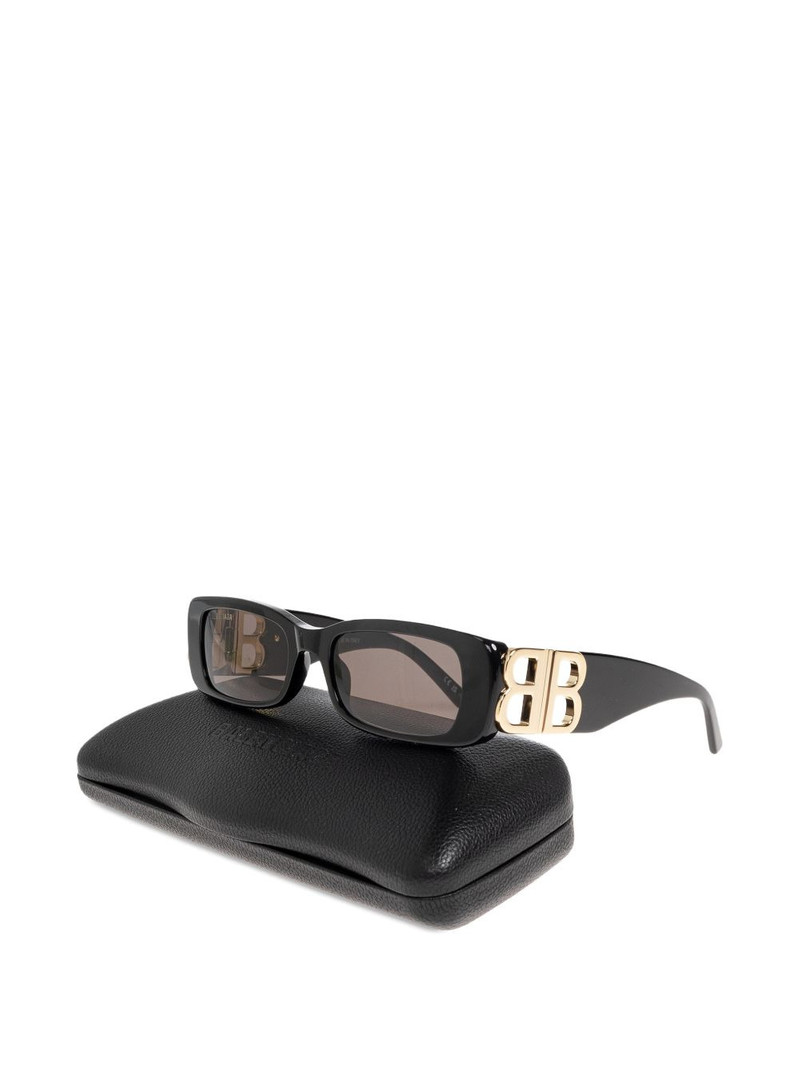 BALENCIAGA rectangle-frame sunglasses outlook