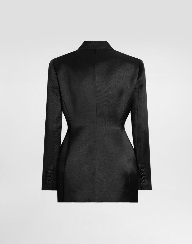 Double-breasted duchess jacket with conical cups 8
