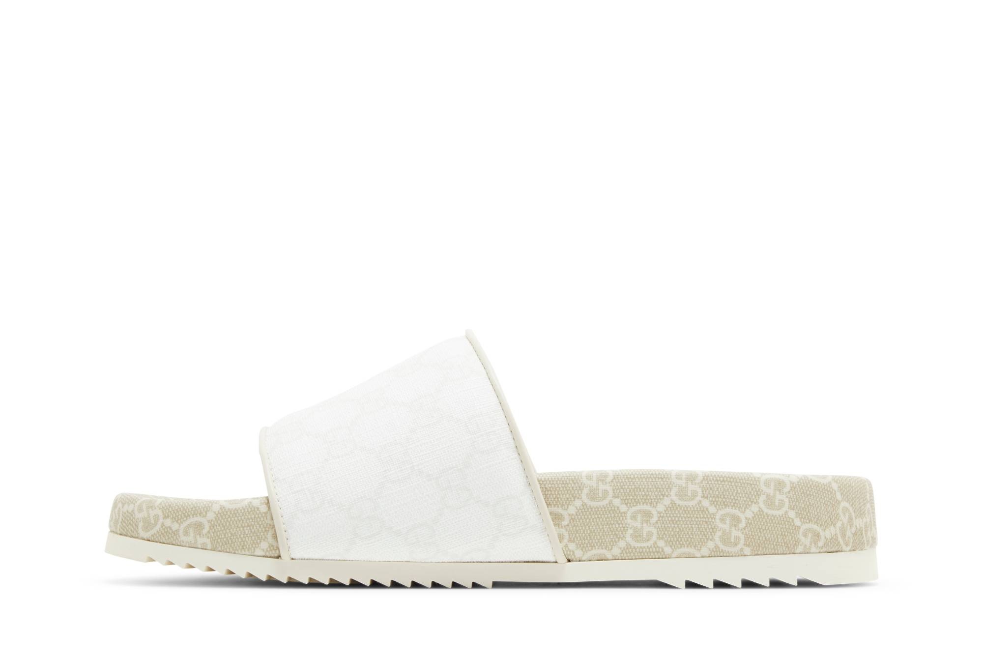 Gucci GG Supreme Sandal 'White' - 3
