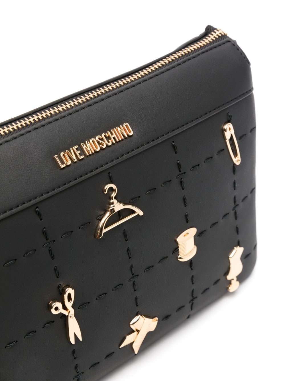 logo-lettering crossbody bag - 4