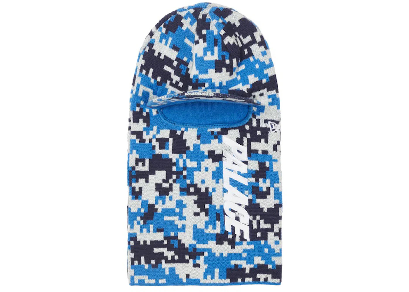 Palace New Era Peaked Balaclava Blue Camo - 1