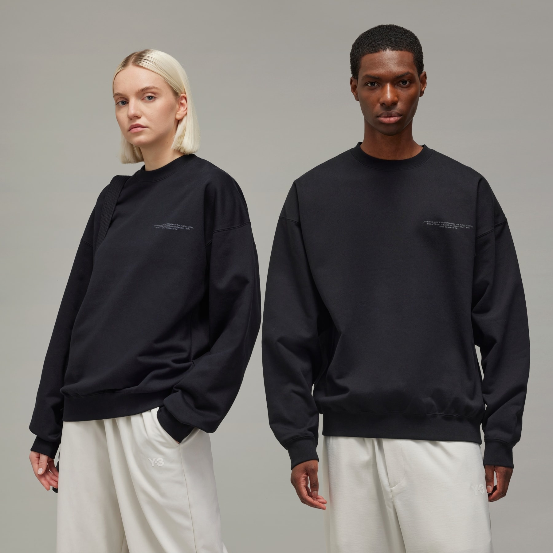 Y-3 Logo Crew Sweatshirt - 3