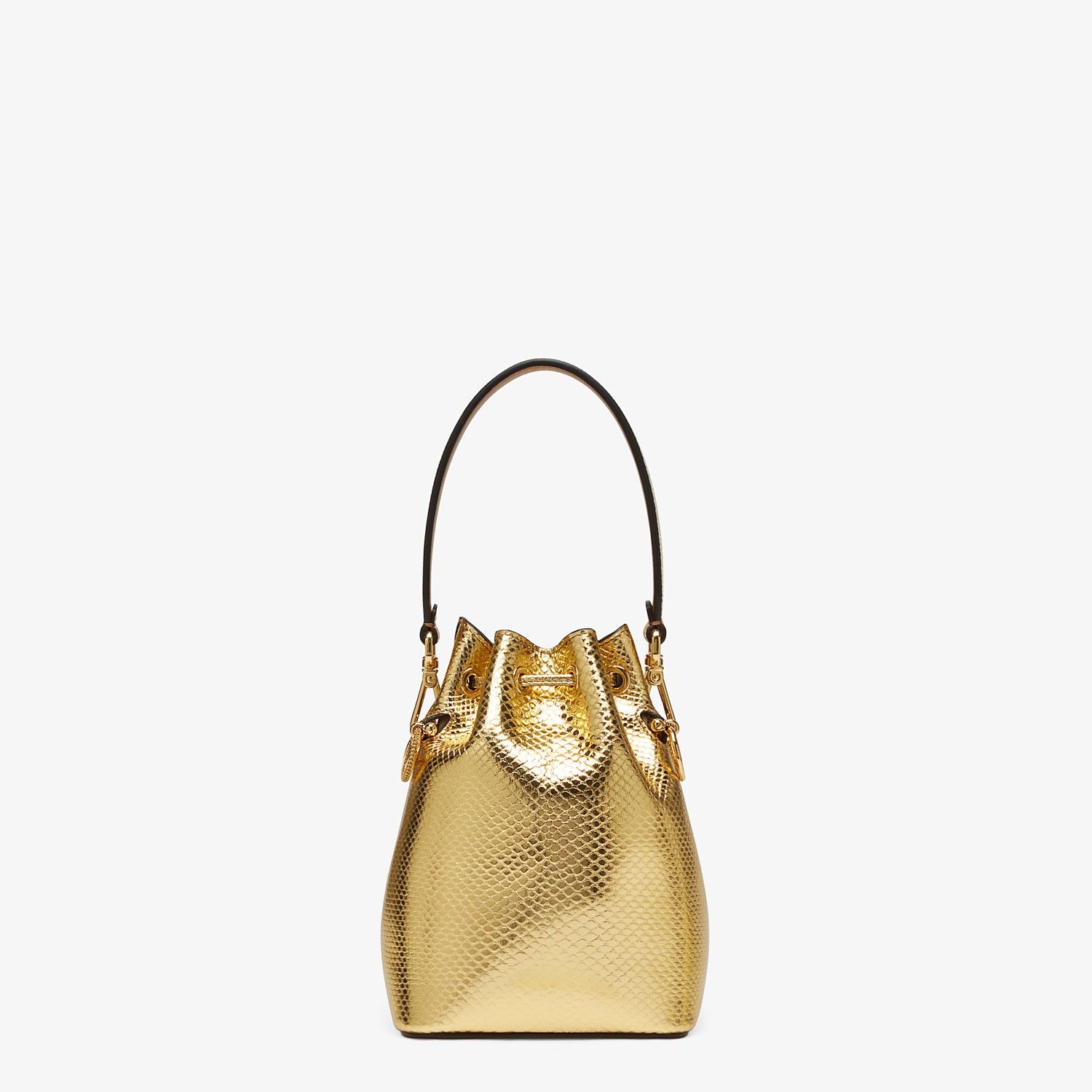 Gold colored karung mini-bag - 3