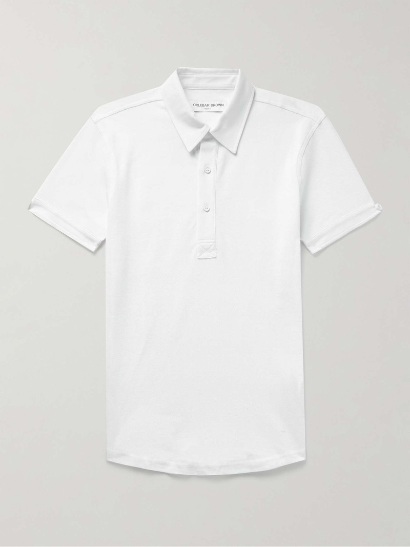 Sebastian Slim-Fit Cotton-Piqué Polo Shirt - 1