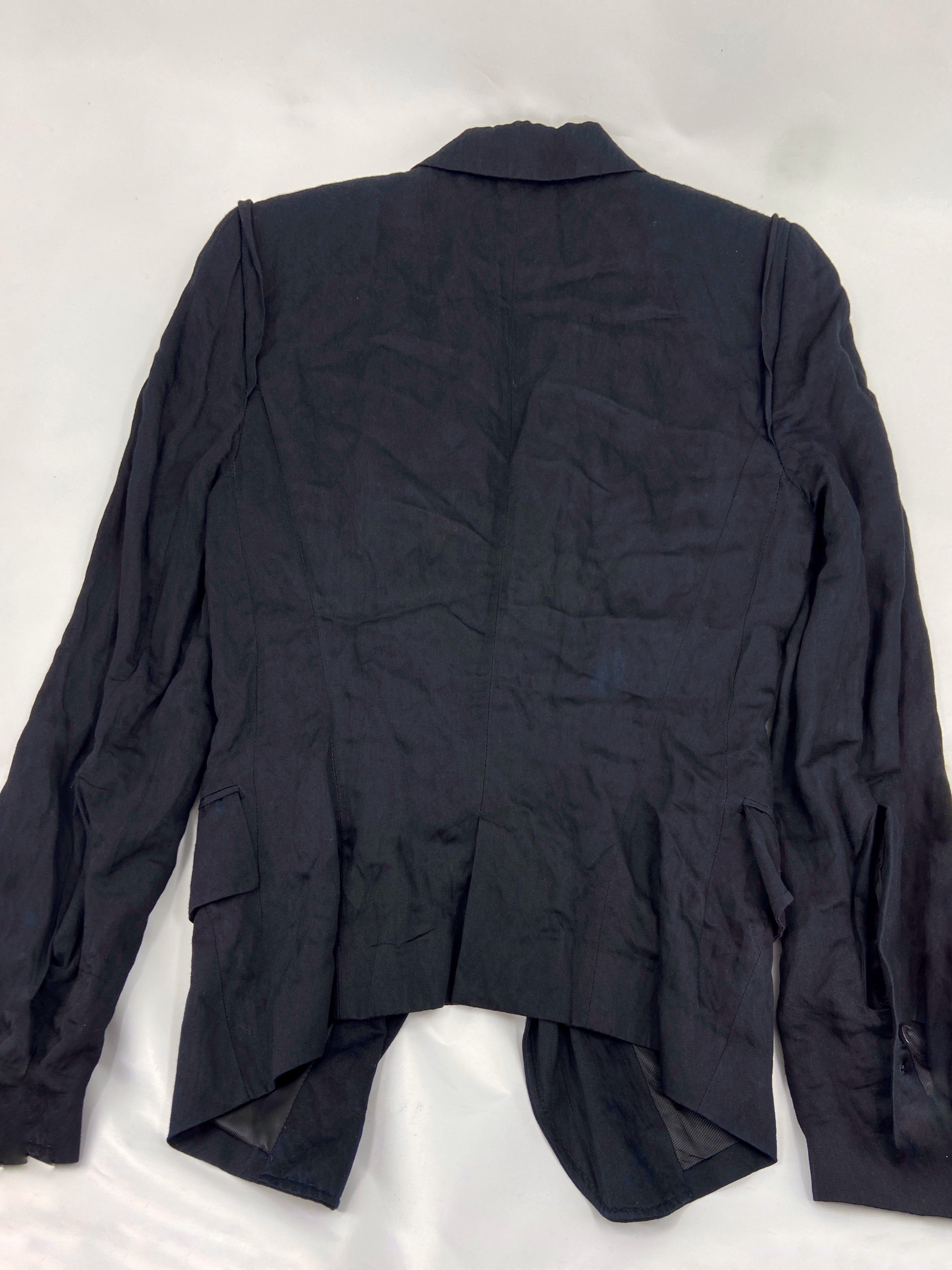 Ann Demeulemeester Spring 2006 Runway Wrinkled Blazer Jacket 36 - 16