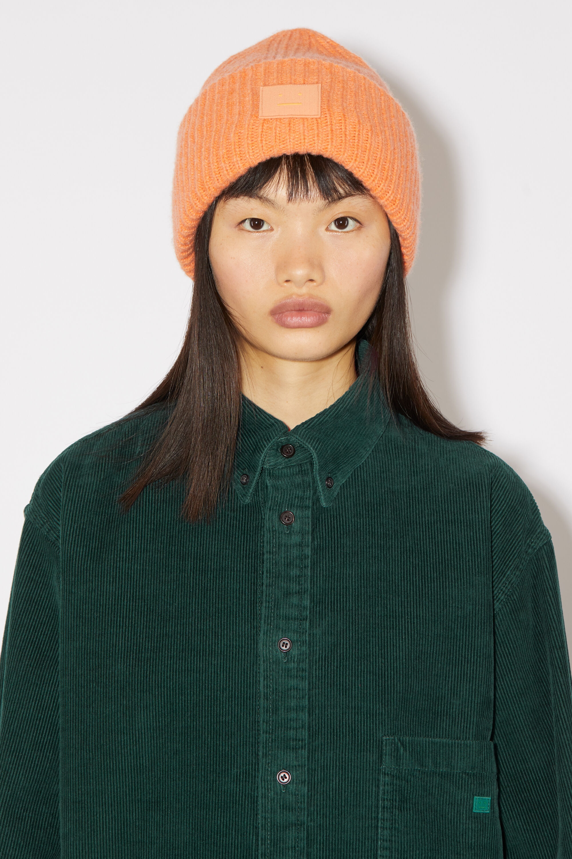 Corduroy overshirt - Night green - 6