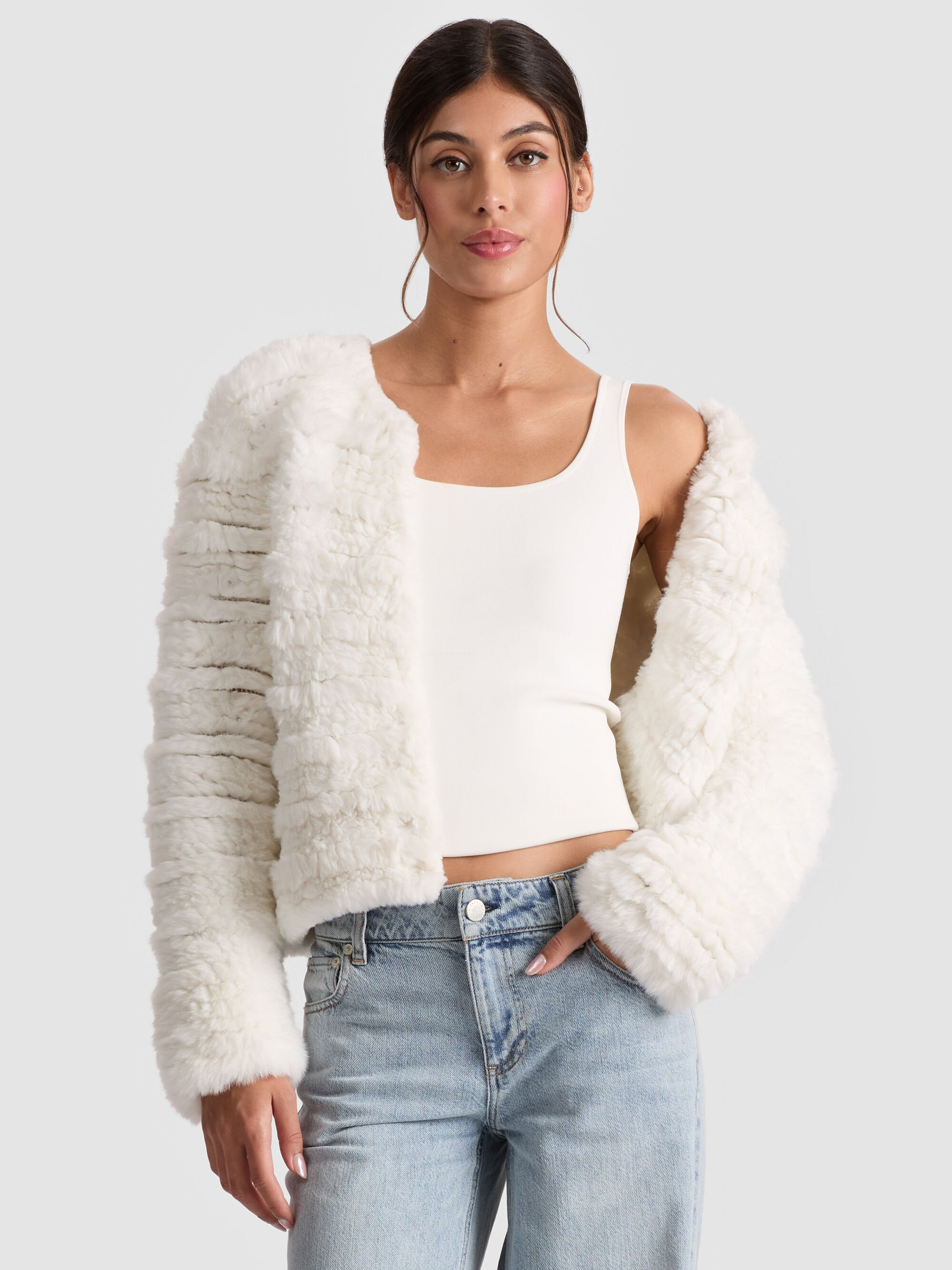 FAWN FAUX FUR JACKET - 2