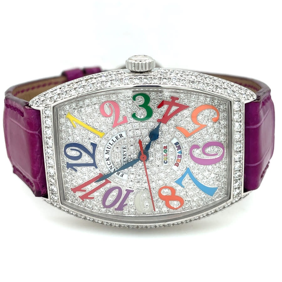 Pre-owned Franck Muller Color Dreams Automatic Diamond Men's Watch 6850 SC D CD - 5